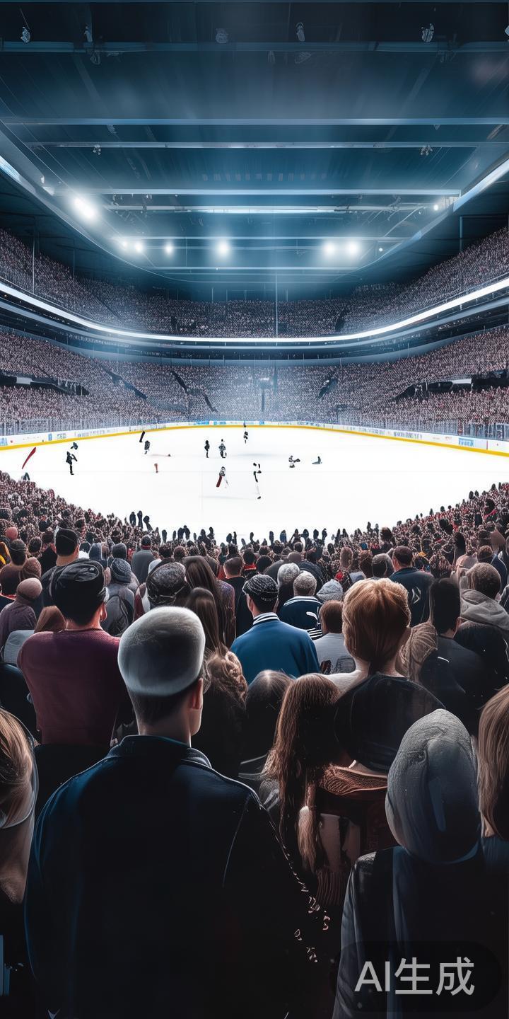 冰球作为一项激烈且充满激情的运动，无疑吸引了众多粉
