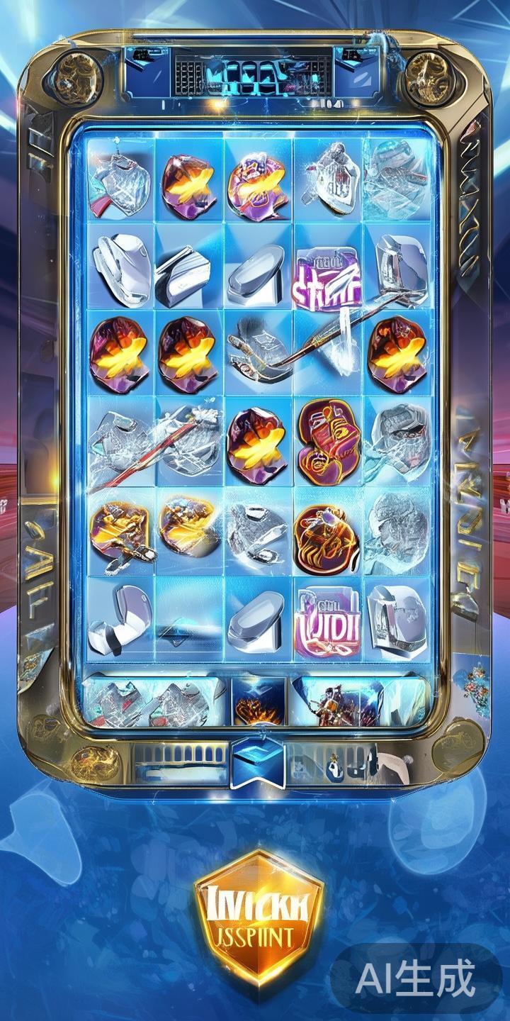 “冰球突破”是一款以冰球为主题的老虎机游戏，其独特